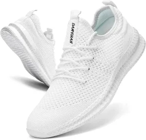 Womens Walking Running Shoes Sneakers Slip On Sport Tennis Athletic Gym Shoes Casual Lightweight Breathable Non Slip Workout Fashion Workout Trainers Shoe