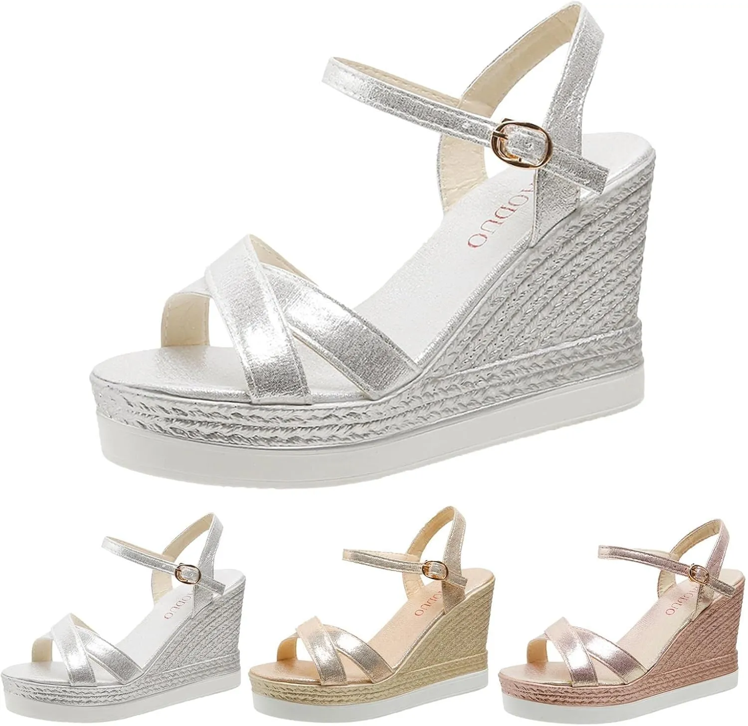 Women'Sandanls Thick Chunky Heeled Slippers Buckle Open Toe Lazy Slip On Female Casual Shoes for Summer Ankle Strap Battle Wedge Hight Heel Trendy Wide Feet construction slipper lacrosse G29-Pink
