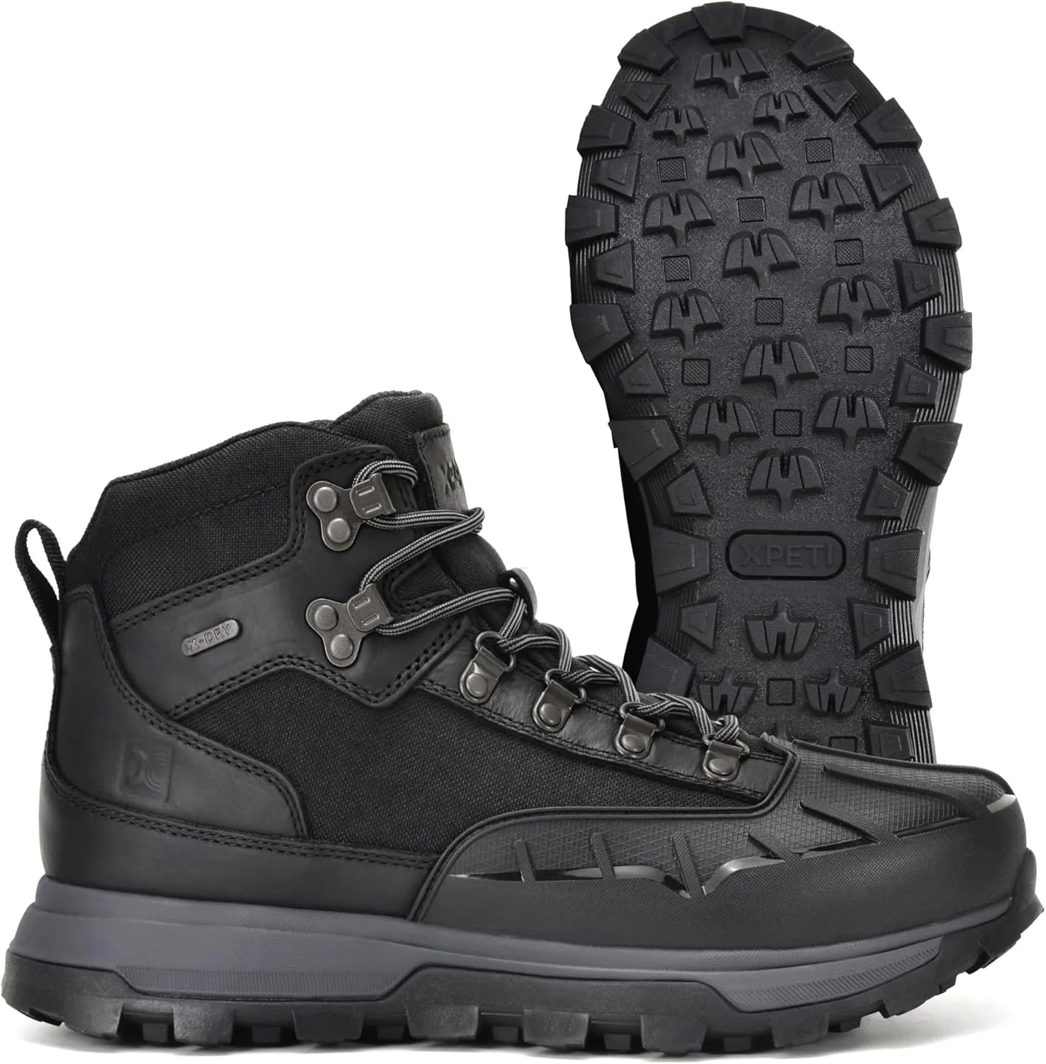 XPETI Mens Legacy shell-toe hiking boots waterproof
