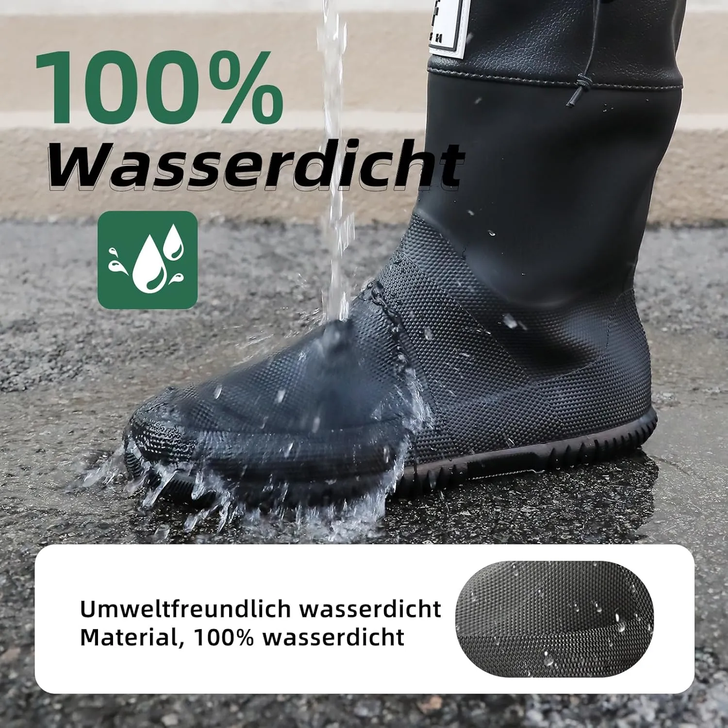 YorFotMae Midshaft Rain Boots Women, Waterproof Rubber Boots Men, Mid-Height Anti-Slip Lightweight Garden Shoes, Mid Calf Water Boots with Adjustable Buckle, Durable Fishing Boots Outdoor